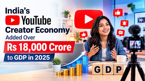 YouTube Creator Economy Adds Over Rs 18,000 Crore to India’s GDP in 2025