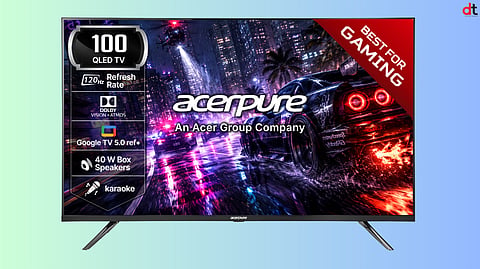 Acerpure Nitro QLED TV Range Now Available on Flipkart with Up to 100-Inch Display