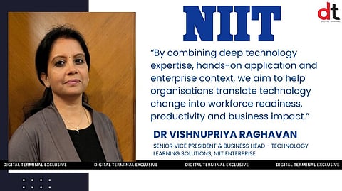 NIIT Elevates Dr. Vishnupriya Raghavan to Senior VP and Business Head for Technology Learning Solutions