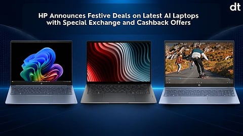 HP Announces Festive Deals on Latest AI Laptops with Special Exchange and Cashback Offers