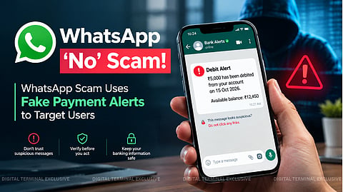 WhatsApp Users Alert! ‘No’ Reply to Fake Bank Alerts Could Put Your Money at Risk
