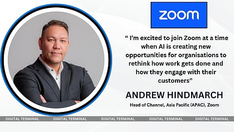 Zoom Appoints Andrew Hindmarch as APAC Head of Channel to Drive Partner-Led Growth