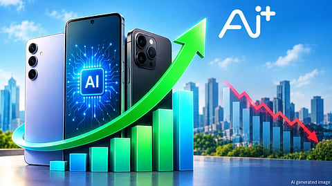 Ai+ Smartphone Posts 306% Shipment Growth in Q3 as India’s Smartphone Market Hits a Ten-Year Low