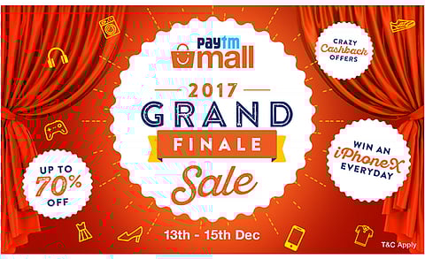 Paytm Mall 2017 Grand Finale Sale: Grab up to Rs. 20,000 Cashback