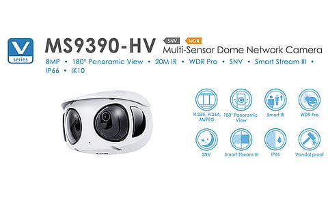 VIVOTEK Launches MS9390-HV Multi-Sensor Panoramic Camera with Superior Image Quality