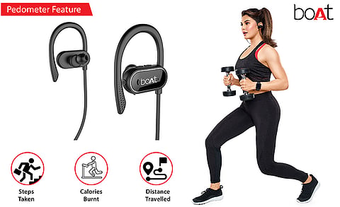 boAt Rolls Out Rockerz 265 Pedometer Wireless Earphone for Sports Enthusiasts