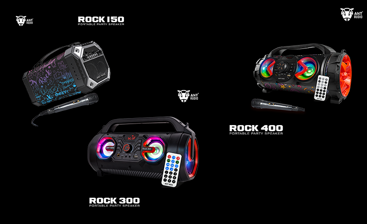 Ant Audio Launches Rock Series Party Speakers with Strong Bass
