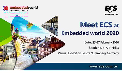 ECS to Showcase its Latest Range of Products at Embedded World 2020