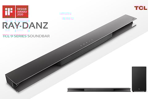 TCL 9 Series RAY•DANZ Soundbar Honored with iF DESIGN AWARD 2020
