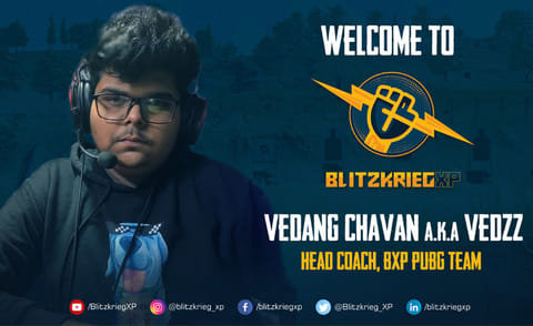 BlitzkriegXP Appoints Vedang Chavan as The Head Coach for BXP PUBG Team