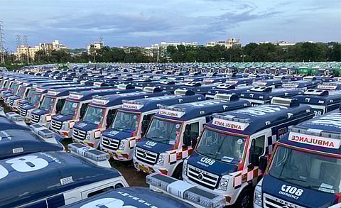 AP Govt Commissioned 1000 New Force Ambulances to Combat COVID-19