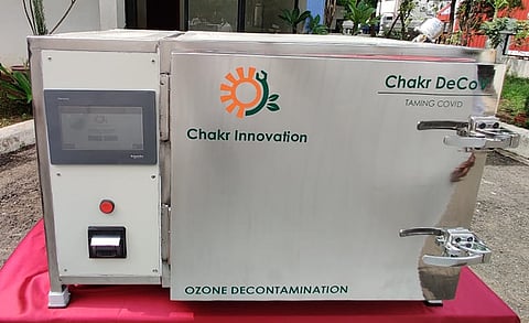 Chakr Innovation Unveils Chakr DeCoV to Decontaminate N95 Masks