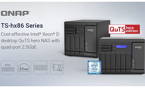 QNAP Introduces New QuTS Hero TS-hx86 NAS Series