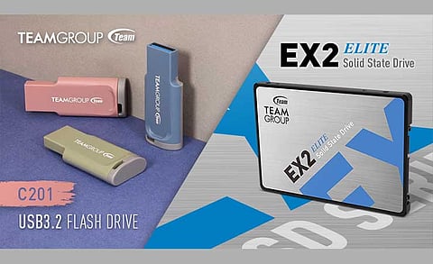 TEAMGROUP Launches EX Series SSD and C201 Impression USB Flash Drive
