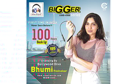 U&i Named Bhumi Pednekar for its New Wireless Neckband 'Bigger'