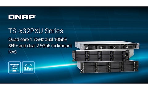 QNAP Unveils Quad-core TS-x32PXU Series Rackmount NAS