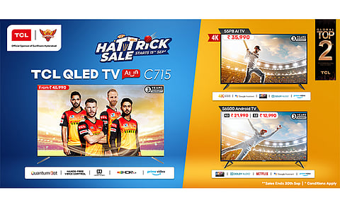 TCL Announces Exciting Offers on Its QLED & 4K UHD TVs