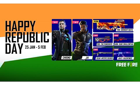 Free Fire Announces Exciting in-game Activities to Celebrates India’s 72nd Republic Day