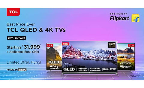 TCL Launches Grand Home Appliances Sale, Grab up to 50% Discount on TVs