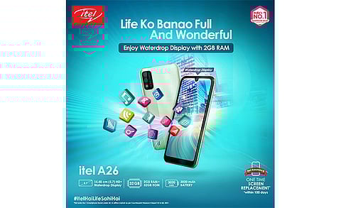 itel Expands it’s a Series with Launch of New A26 Smartphone 