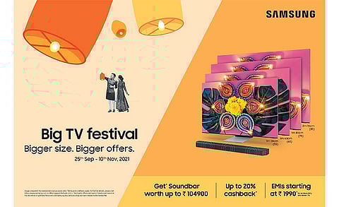 Samsung Launches ‘Big TV Festival’ & ‘Home Like Never Before’ Offers