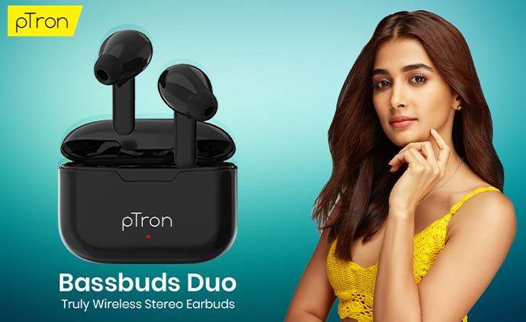pTron Launches New Bassbuds Duo TWS Earbuds with Touch Controls