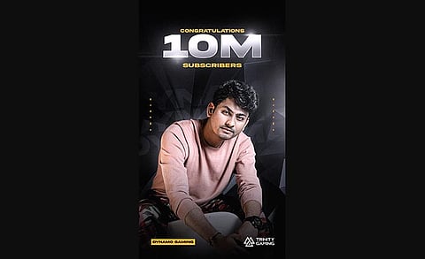 PUBG Mobile Sensation Aaditya Sawant Completes 10 Million YouTube Subscribers