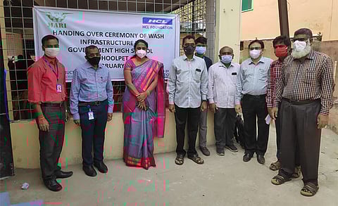 HCL Foundation Renovated WASH Infrastructure in 10 Government Schools in Hyderabad