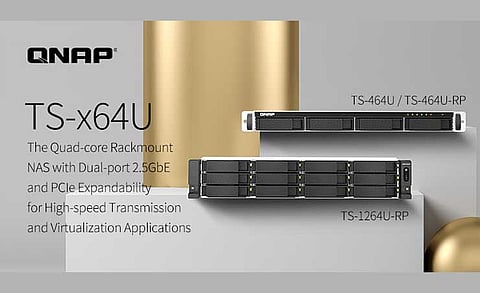 QNAP Launches Quad-core Rackmount TS-x64U NAS