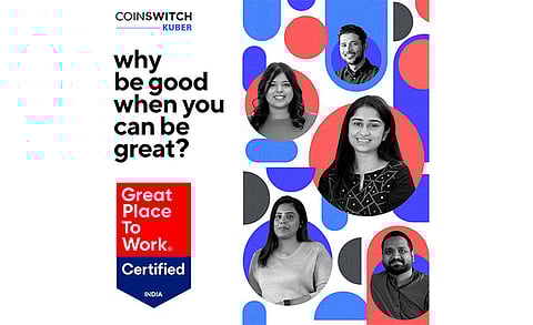 Crypto Investing App CoinSwitch Achieves Great Place to Work Certification