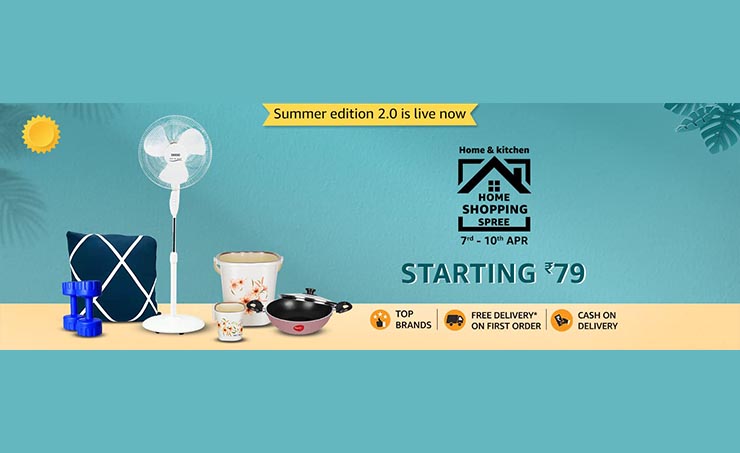 Amazon Launches ‘Home Shopping Spree’ from 7th to 10th April