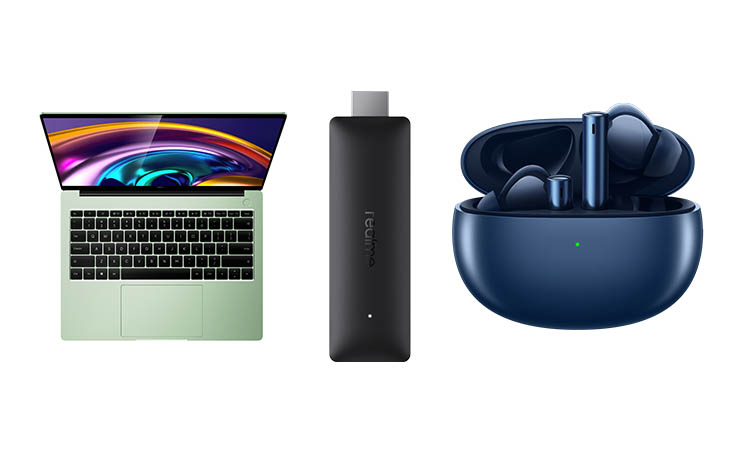 Realme Launches Three New Products, Realme Buds Air 3, Book Prime and Smart TV Stick