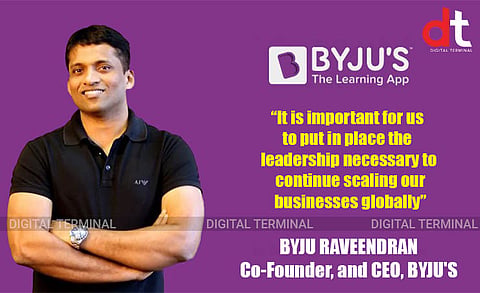 BYJU’S Strengthens its Leadership Team