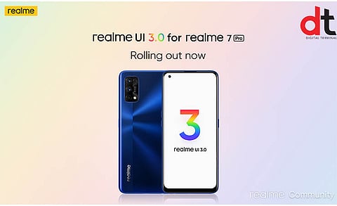 Realme Begins UI 3.0 Roll Out for Realme 8 Pro & 7 Pro