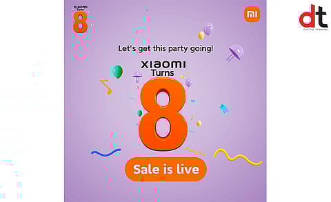 Xiaomi Turns 8, Announced Anniversary Sale with Exciting Offers
