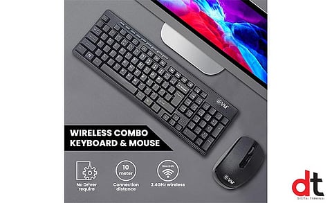 EVM Introduces Wireless Keyboard and Mouse Combo