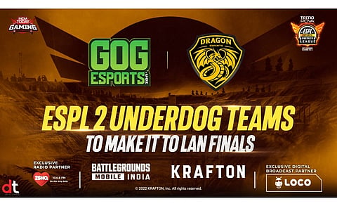 Team GOG Esports and Dragon Esports Seal Berth for ESPL 2 LAN Finals