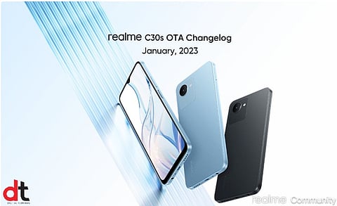 Realme Releases New OTA Update for C30s Smartphone