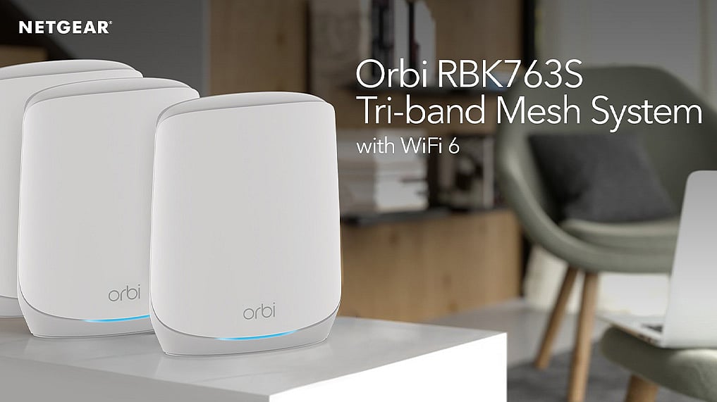 Enjoy Seamless Connectivity with NETGEAR Orbi RBK763S Tri-Band Mesh System