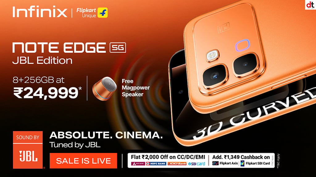 Infinix Launches Limited Edition NOTE Edge JBL Smartphone at Rs 24,999