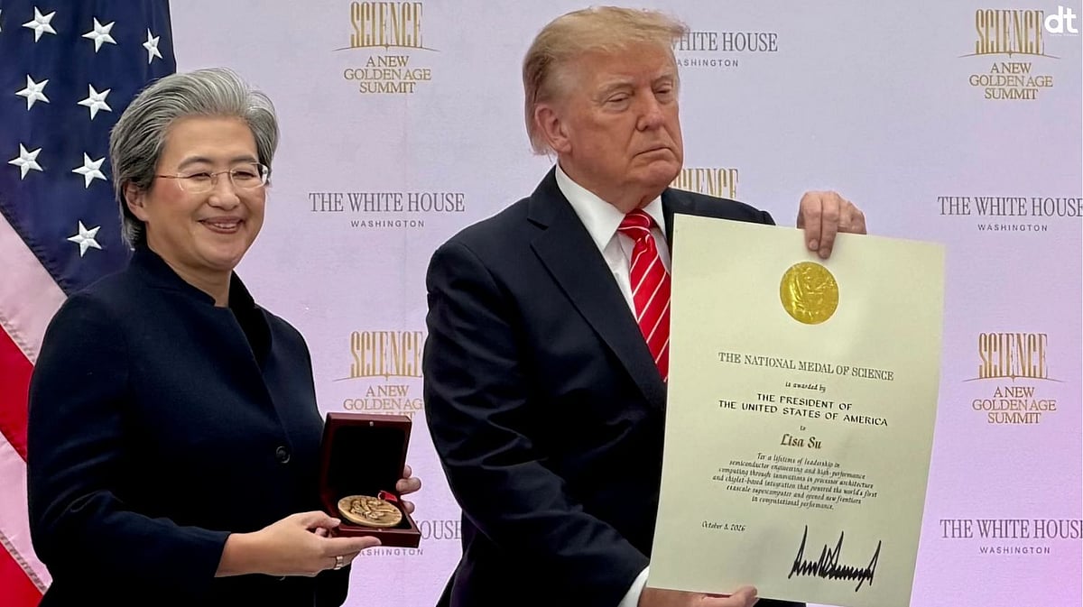 AMD CEO Lisa Su Receives National Medal of Science from President Trump