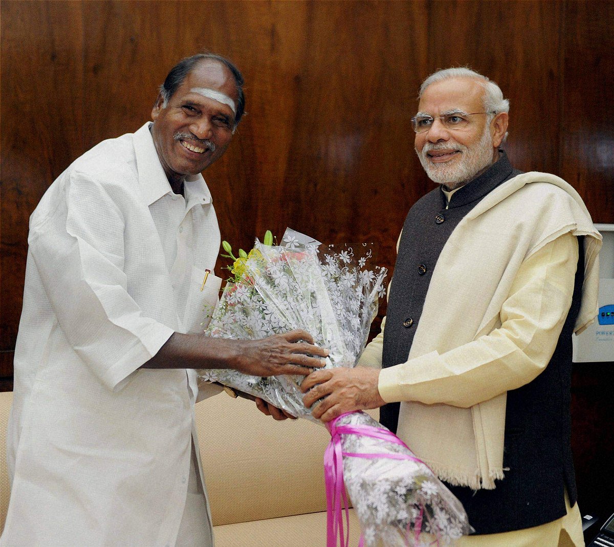 புதுவை முதல்வர் ரங்கசாமிக்கு பிரதமர் வாழ்த்து