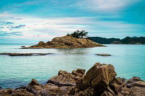 Tottori rocky beach