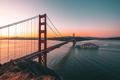 Sailing beneath the Golden Gate Bridge, ULYSSIA brings the world’s most iconic landscapes to your private terrace.