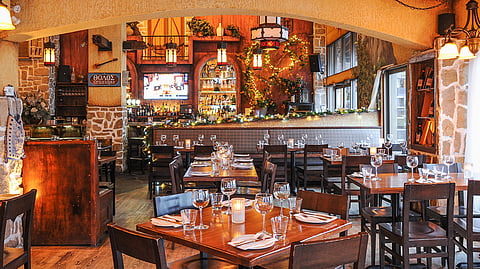 Tholos Restaurant Interior