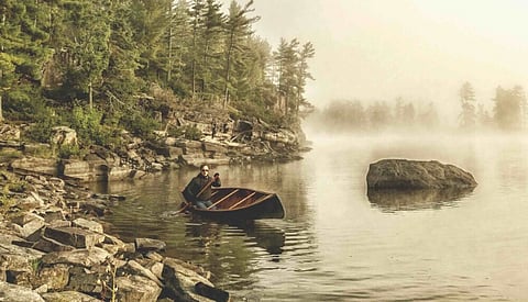 Adam Waxman Canoeing, Photo by Shawn James
