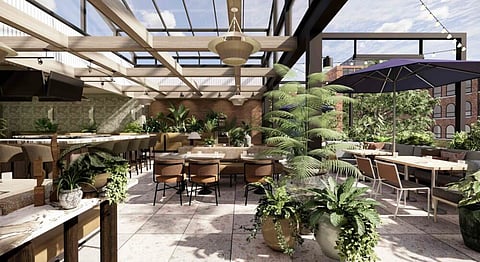 Rooftop Patio Solarium, Earls