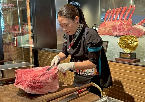 Kimono Butcher at Blue Bovine Restaurant. Photo by Adam Waxman.