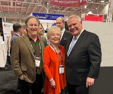 Adam Waxman, Sara Waxman, Ontario Premier Doug Ford at RC Show 2025. Photo by Adam Waxman