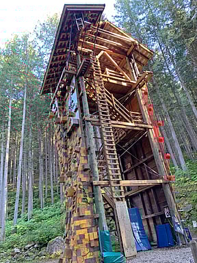 Tree House at SkyTrek Adventure Park. PHOTO BY ADAM WAXMAN / DINE AND DESTINATIONS MAGAZINE
